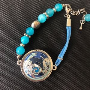 Aquatic Whale Sea Blue Bracelet